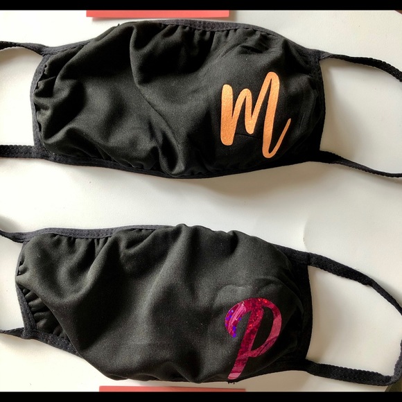 Monogram Initial Face Mask - Picture 7 of 11